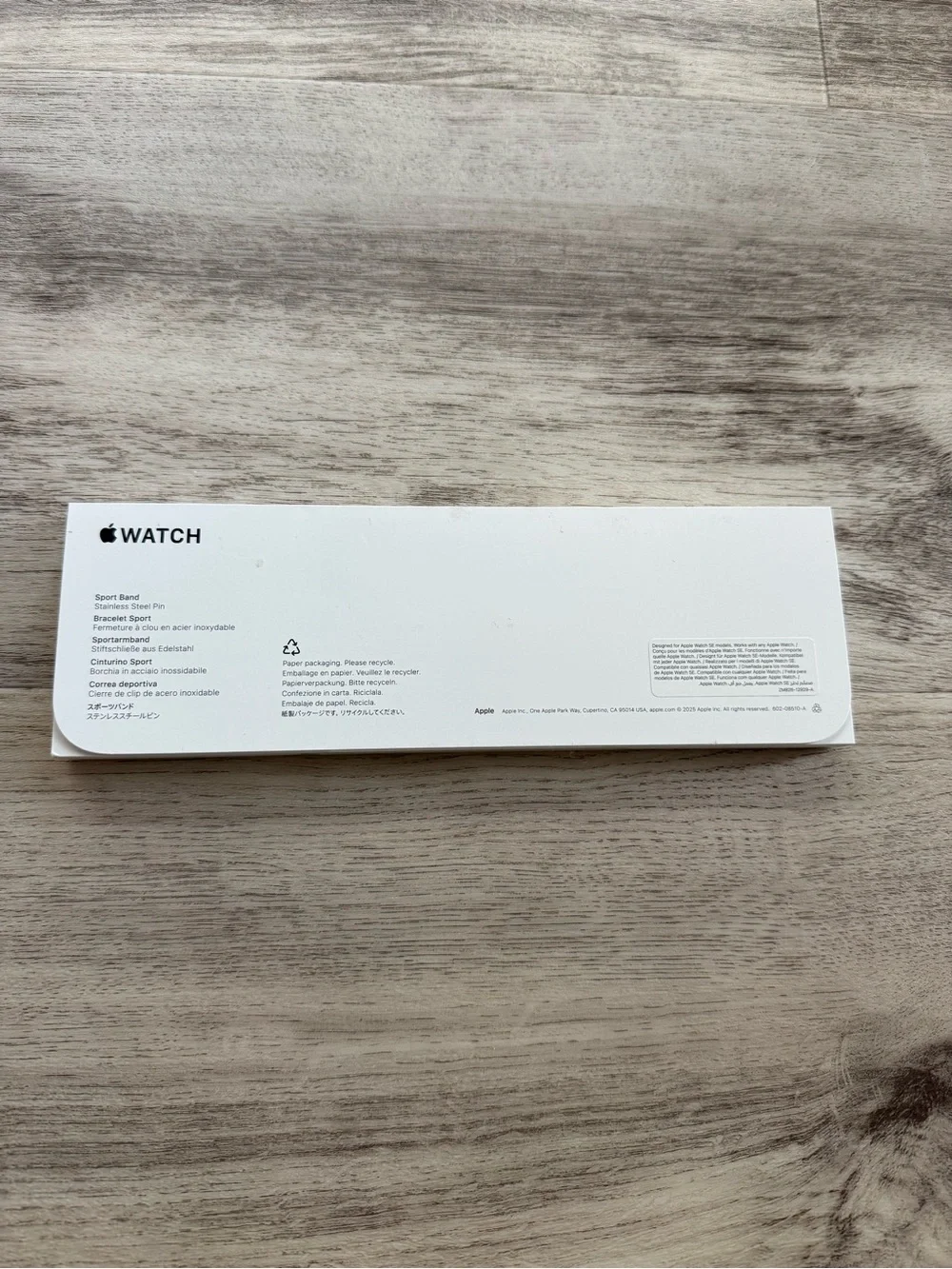 Apple Watch Sport Band for Smartwatch in Starlight 40mm - brand new